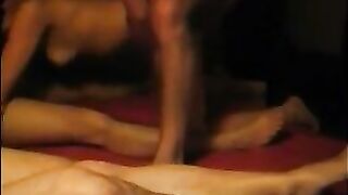 Wife Group-sex in Swing Club (desire mine would)