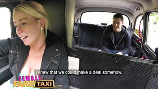 Female Fake Taxi Hawt blond sucks and bangs Czech schlong in taxi