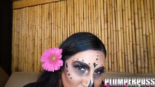 Breasty big beautiful woman Sofia Rose Dresses Up to Screw BWC