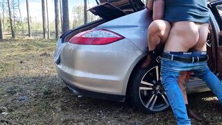 Nearly Caught Banging mother I'd like to fuck In The Forest