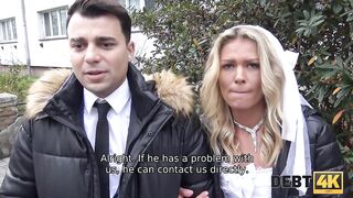 DEBT4k. Debt is the reason bride has sex with stranger near poor groom