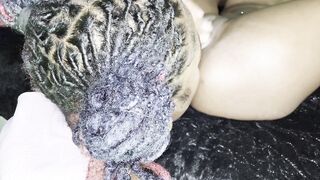 Eat her twat until that babe cum