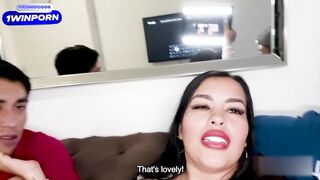 My Spouse gives my large Latin booty to his superlatively good ally and we've a trio! Lalucero