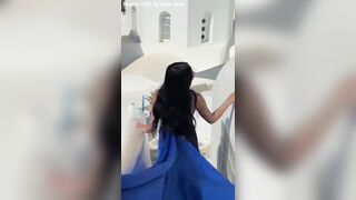 Glamour Latin babe model BANG photographer after photoshoot in Greece