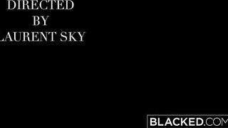 BLACKED Small Blond Cheerleader Kait Bangs Her BBC Crush When BF Is Out Of City