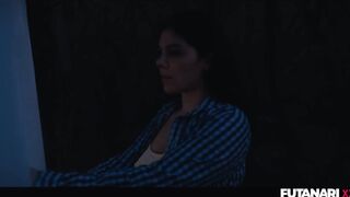 Lost in the Woods - Veronica Leal grows Futanari Dick From Native Tgirl Ghost and Facefucks Vale Nappi