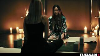 Oriental Tgirl Creampie - Hawt Angels Agatha Vega & May Thai in Transgender Lesbo Futanari Bang