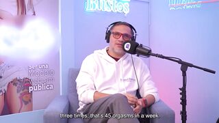 Ecuadorian Paola Rivera masturbates greater amount than 15 times a week for her fans - BIGTITS-FUCKMACHINE on Juan Bustos Podcast