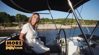 Sex on the open water with yummy rich mother I'd like to fuck Shalina Devine
