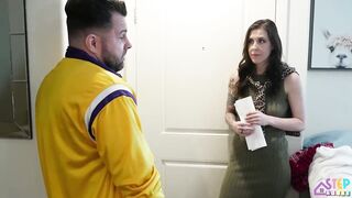 Housewive's Argument with her Attractive Neighbour ends in Cowgirl Butt Pounding