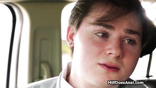 Breasty bored housewife needs a dick for a bit of ass