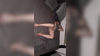 Bonie & Clyde masturbating masturbation shaking twitching groaning multiple orgasms golden-haired hawt after shower towel solo