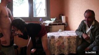 Jean shares his wife Alizee in a three-some