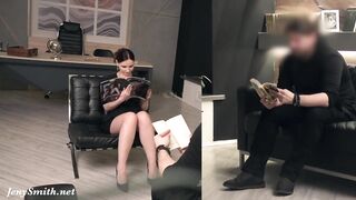 Jeny Smith Teasing A Large Dude