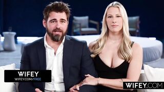 WIFEY BBC Hungry Golden-haired Country Hotwife Gets Dicked Down Hard In Front Of Hubby