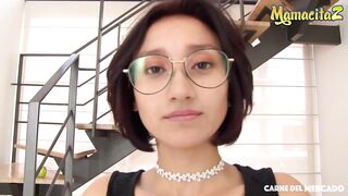CarneDelMercado - Luna Castillo Nerdy Latin chick Colombiana With A Ideal Butt Gets Picked Up And Screwed