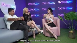 Vane Medina- Latin chick Large Butt Comes on the Podcast to Talk... and Ends Up Screwing and Groaning with a Stranger