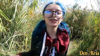 Compilation of a lot of semen on the face of a cute gal