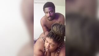 Pounding and cumming inside that preggy twat