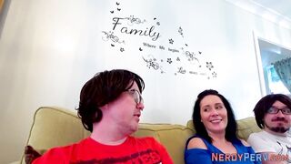 NERD PERVERT - Leeds geeks get ridden and goo throat