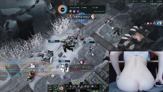 Anal for each death (inflatable plug) I nearly cried League of Legend #7 Luna