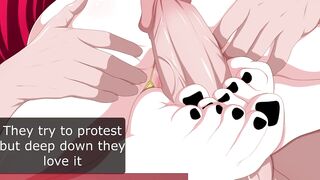 Bizarre session with Rias Manga JOI (Bizarre Femdom/Humiliation/Degradation Feet Pissplay Omorachi)