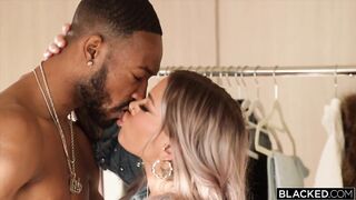 BLACKED Curvy Golden-haired Baddie Hayley Davies Gets A Huge BBC Creampie