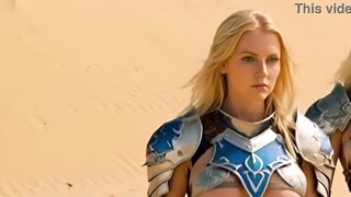 The Battle for the Void - Queen Corinne - AI Generated