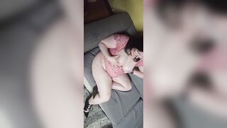 Candid Sandra gets playful in front of the camera