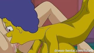 Lesbo Manga - Marge Simpson and Lois Griffin