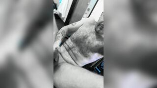 Prostate massager and knob ring wank