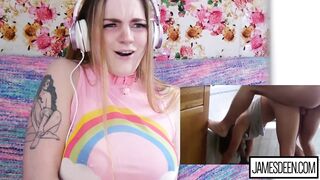 CARLY RAE SUMMERS REACTS TO JAMES DEEN VS SARA LUVV - HONEST PORN REACTIONS - HPR09