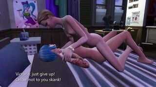 Sexy Lesbo Sex Between Rich Brat and Angsty Teen - sims 4 - CG animation