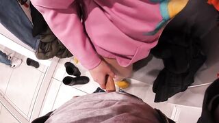 Public Sex In The Mall - Oral-sex In The Locker Room - Risky Sex In The Fitting Room