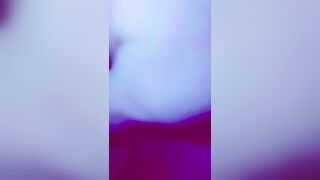 Rubbing my swollen clitoris