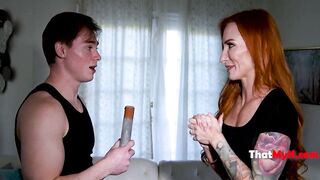 Neighborhood Redhead mother I'd like to fuck Sophia Locke Cheats On Spouse With Youthful Man Anthony Pierce