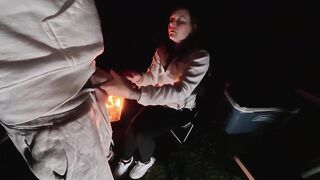 Using mother I'd like to fuck Vagina at Camp Next to the Fire