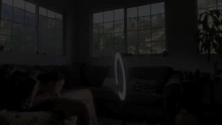 Step mommy fixes my lonely Halloween party with her butt to throat anal invasion and milk bazookas.