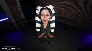 VR Conk: Ahsoka From Star Wars Blows And Rides Anakin's Giant Ramrod In Cosplay Parody pt.two