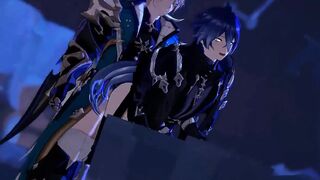 Varka x Flins - Genshin Impact Queer Comics Animation