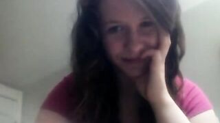 MEETMYGF - Web Camera; Cute brunette hair teen disrobes on cam