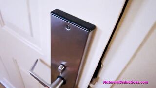 Bitchy Step Mamma is Stuck in the Bed and Drilled Hard - Nikki Brooks