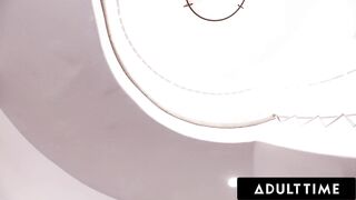 ADULT TIME - Nasty Besties Maya Farrell & Braylin Bailey Share Large Penis For CUM SWAPPING 3SOME