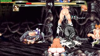 Shemale hentai Fighters Manga Side Scroller Transgender Porn Game Play Ep 03