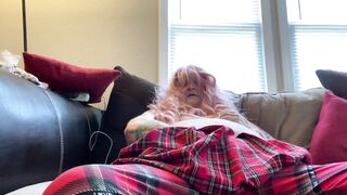 Trans hotty Krissy undresses masturbates in her 1st clip PART 1