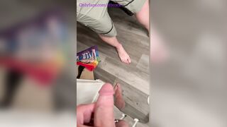 Comparing balls and penis holes