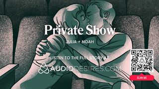 Risky Secret Public Sex in the Episode Theater – Foreplay & Finger Play – ASMR Porn Roleplay Story For Chicks