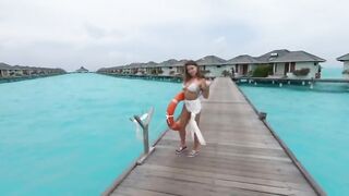 Hawt Olesya Malibu in the Maldives