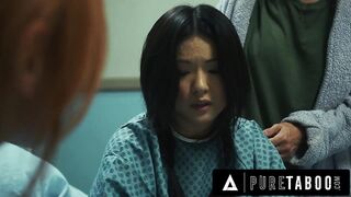 PURE TABOO Oriental Virgin Lulu Chu Gets ALIEN SHLONG DRAINED By Stepmom Penny Barber & Dr. Sophia Locke!