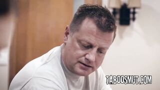 Preggy Teen Drilled By Boyfriend's Stepdad